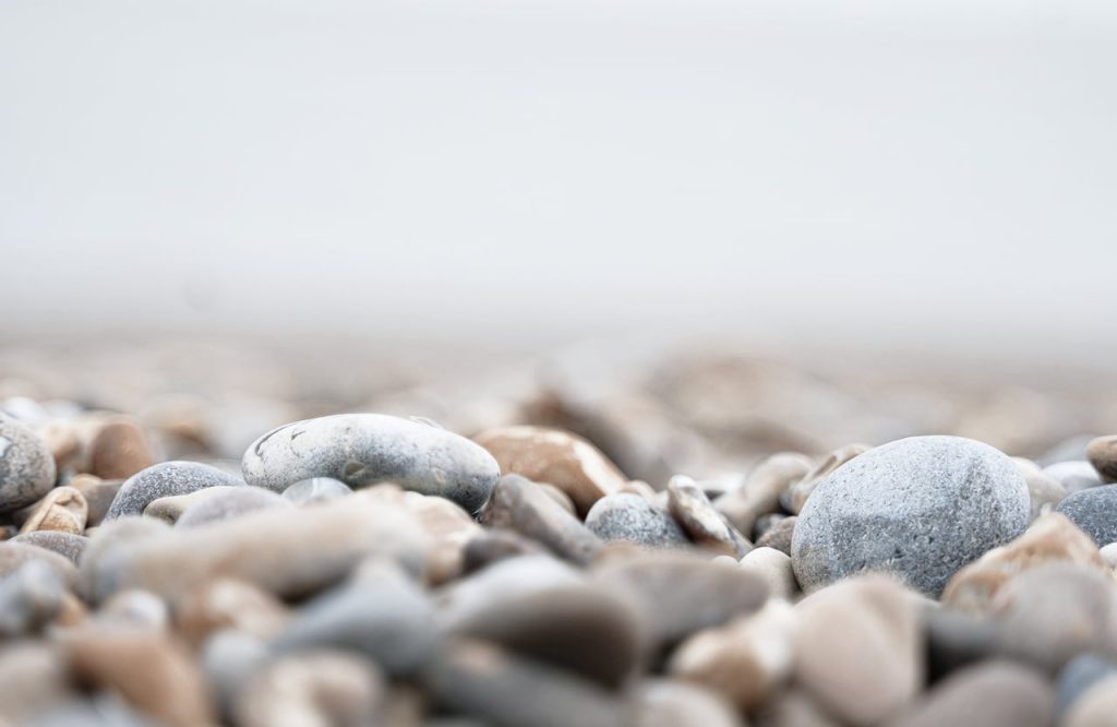Smooth grey pebbles - cognitive behavioural therapy
