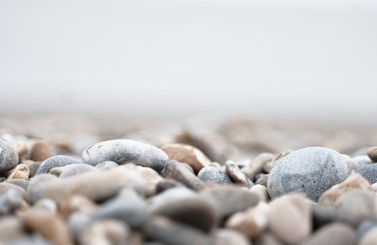 Smooth grey pebbles - cognitive behavioural therapy